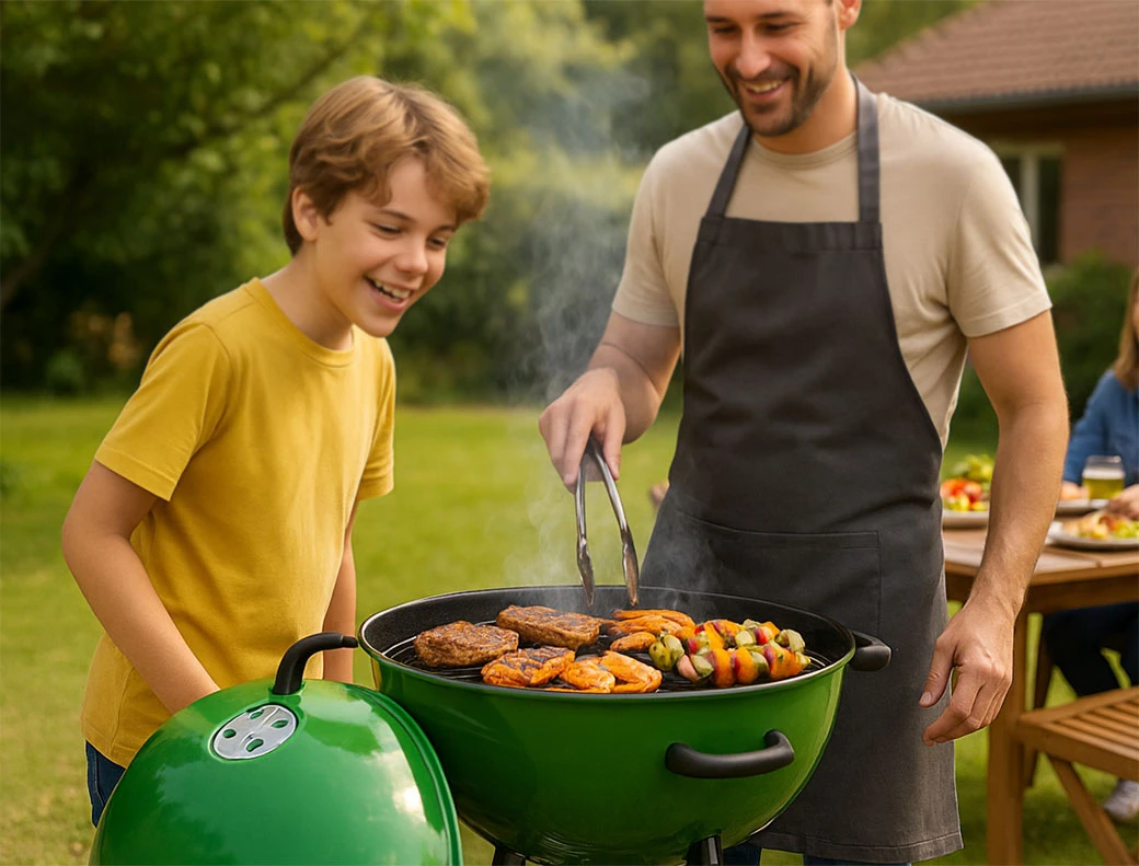 Holzkohlegrill-Serie